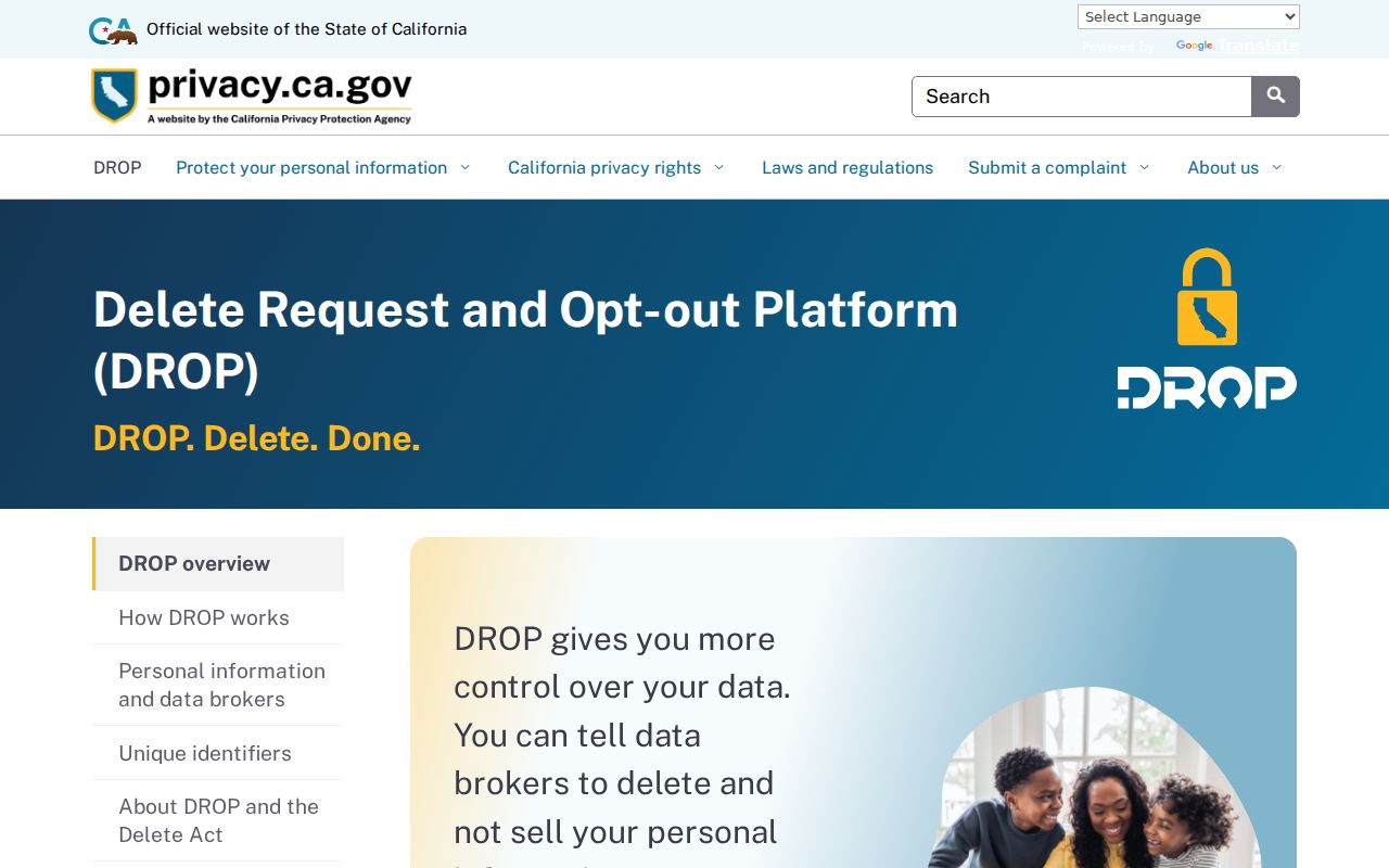 Hesperia neighbors California DROP deletion portal