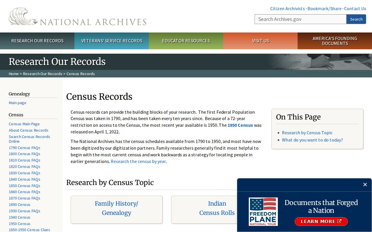 Hesperia previous residents National Archives census research