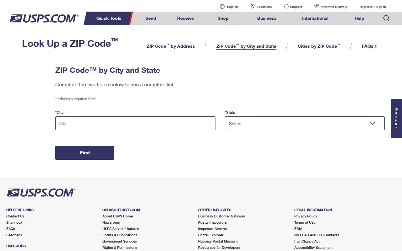 Hesperia ZIP code directory USPS city and state lookup